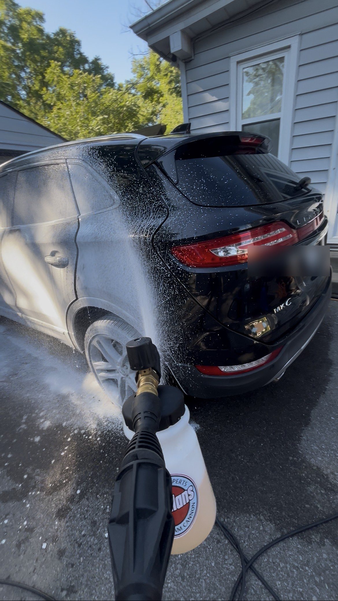 Lincoln MKC foam wash