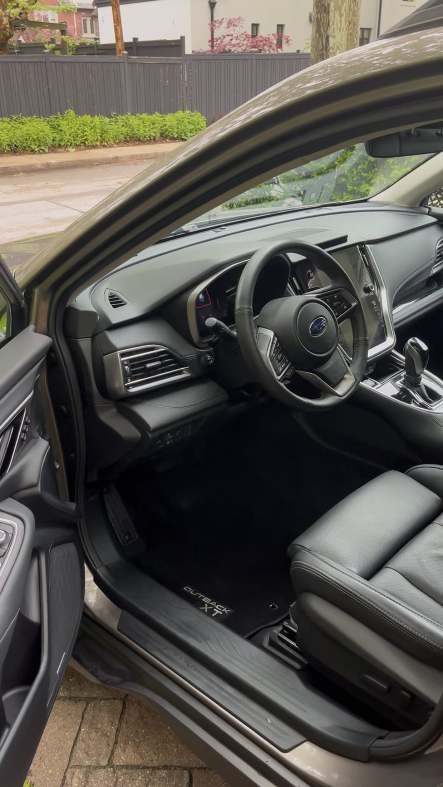 Subaru Outback interior after