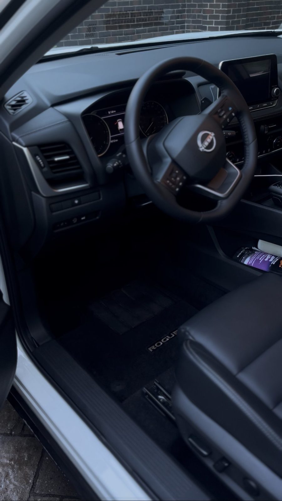 Nissan Rogue interior after